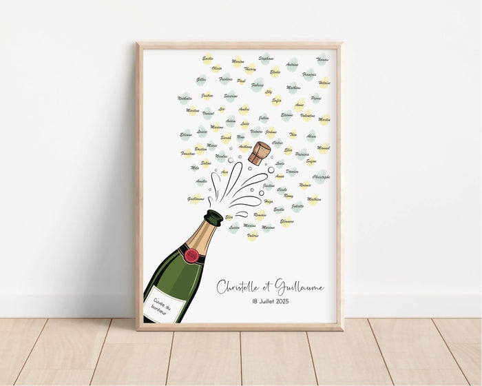 arbre à empreintes pour mariage Précieuse Papeterie