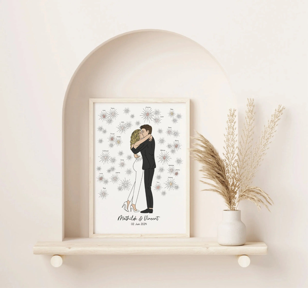 arbre à empreintes mariage