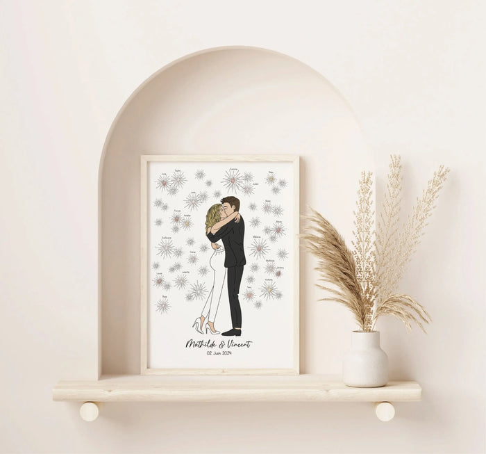 arbre à empreintes mariage