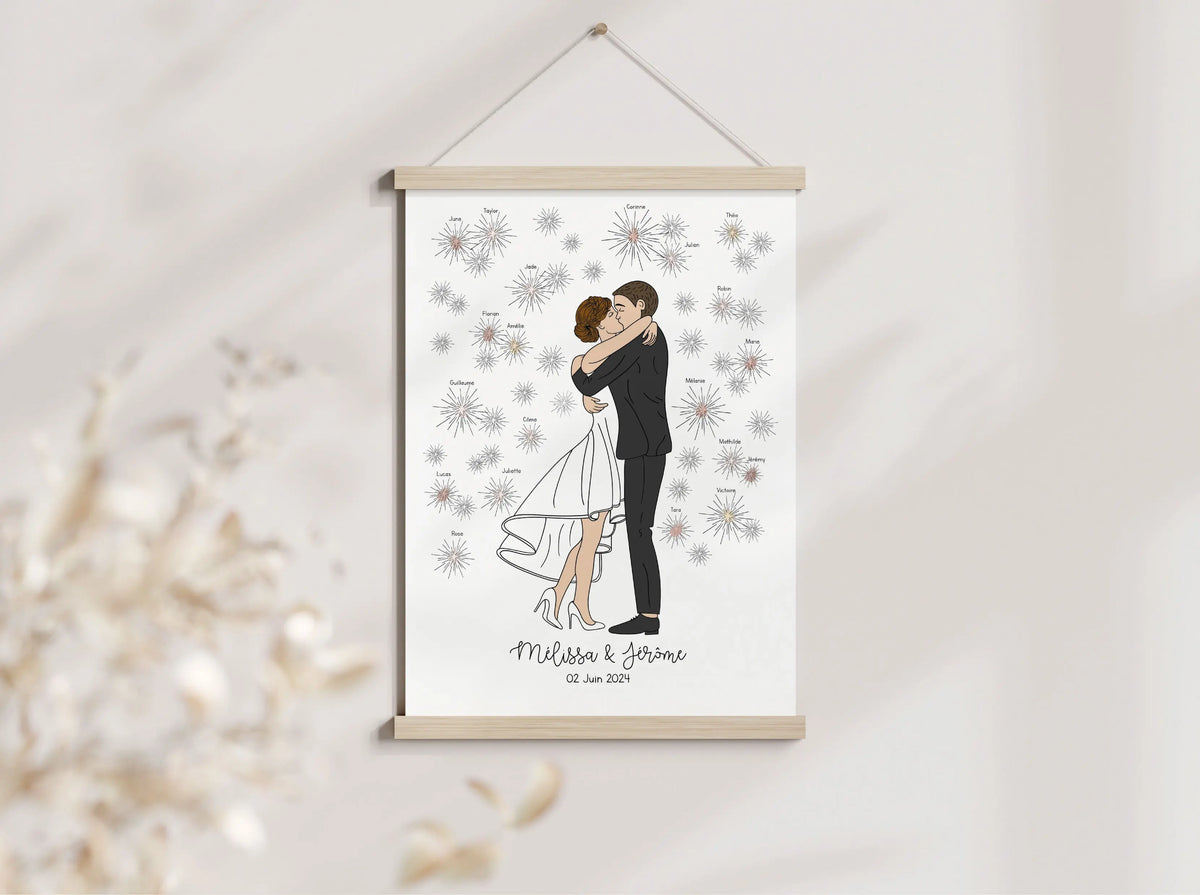 arbre à empreintes mariage