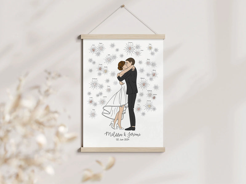 arbre à empreintes mariage