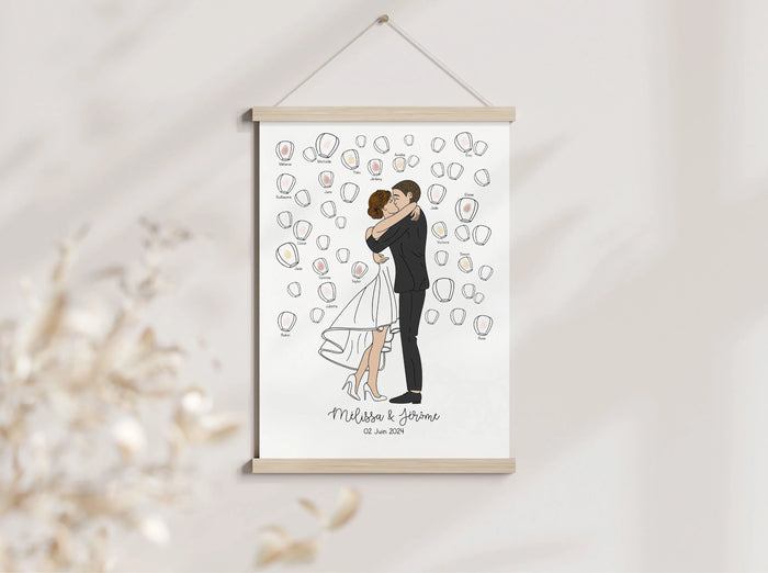 arbre à empreintes mariage