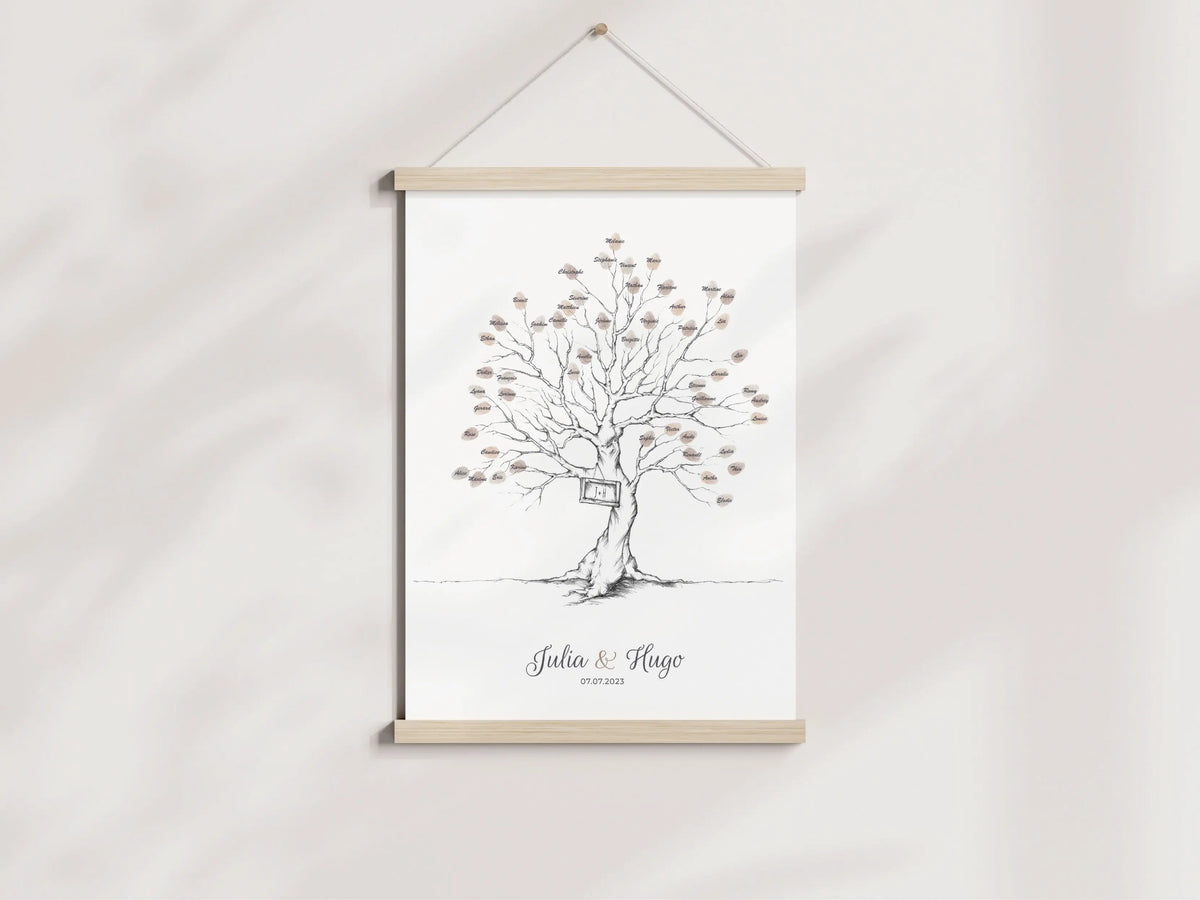 arbre à empreintes mariage