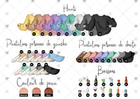 Portrait meilleures amies Précieuse Papeterie