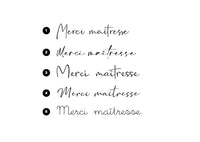 cadeau maîtresse fin d'année