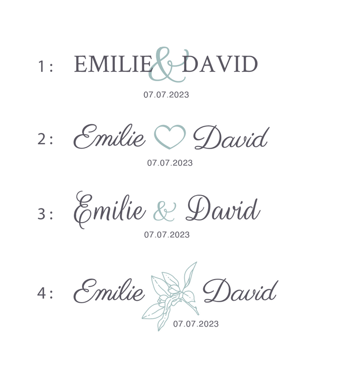 choix typologie arbre à empreintes mariage